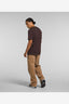 THE NORTH FACE HALF DOME TEE - COAL BROWN