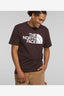 THE NORTH FACE HALF DOME TEE - COAL BROWN