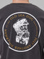 OLD SEA DOG TEE - AGED BLACK/ORANGE