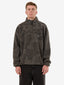 WORSHIP DELIRIUM QUARTER ZIP SHERPA FLEECE - STEEL GREY