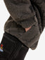 WORSHIP DELIRIUM QUARTER ZIP SHERPA FLEECE - STEEL GREY