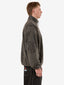 WORSHIP DELIRIUM QUARTER ZIP SHERPA FLEECE - STEEL GREY