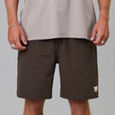 JUST ANOTHER FISHERMAN CREWMAN SHORTS 2.0 - EARTH