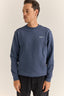 RHYTHM BRAND FLEECE CREW - NAVY