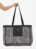 WORSHIP MESH BEACH CARRY BAG - BLACK