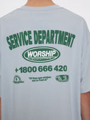 WORSHIP DEPARTMENT OVERSIZE TEE - LUNAR GREY