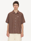 WORSHIP CHERUB SHORT SLEEVE SHIRT - BROWN
