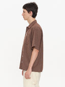 WORSHIP CHERUB SHORT SLEEVE SHIRT - BROWN