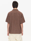 WORSHIP CHERUB SHORT SLEEVE SHIRT - BROWN