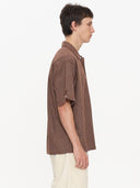 WORSHIP CHERUB SHORT SLEEVE SHIRT - BROWN
