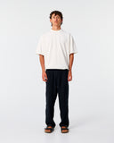 CRITICAL SLIDE HARRO LINEN PANT - BLACK
