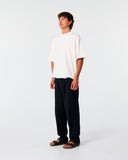 CRITICAL SLIDE HARRO LINEN PANT - BLACK