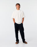 CRITICAL SLIDE HARRO LINEN PANT - BLACK