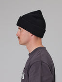 JUST ANOTHER FISHERMAN QUALITY GOODS BEANIE - BLACK
