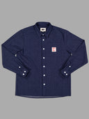 QUALITY GOODS BOXY SHIRT - STRIPE DENIM