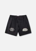 RIVVIA DAILY RIDE SHORT - BLACK BRAIN