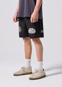 RIVVIA DAILY RIDE SHORT - BLACK BRAIN
