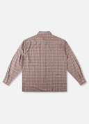 RIVVIA VV CHECK LS SHIRT - BROWN