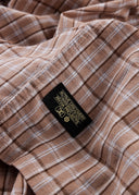 RIVVIA VV CHECK LS SHIRT - BROWN