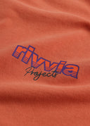 RIVVIA NETWORK T-SHIRT - ORANGE WASH