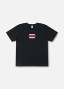 RIVVIA STACKED T-SHIRT - BLACK
