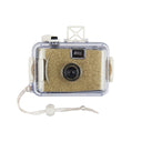 UNDERWATER CAMERA GLITTER GOLD