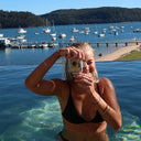 UNDERWATER CAMERA GLITTER GOLD