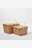 SUNNYLIFE SMALL PICNIC BASKET NATURAL