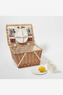 SUNNYLIFE SMALL PICNIC BASKET NATURAL