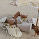 SUNNYLIFE RECLINING BEACH CHAIR - MANGO BAY GOLDEN MUSTARD