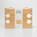 SUNNYLIFE PORTABLE PICNIC TABLE LE WEEKEND NATURAL