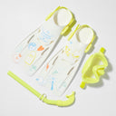 SUNNYLIFE KIDS SNORKEL SET MED - THE SEA KIDS YELLOW