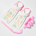 SUNNYLIFE KIDS SNORKEL SET MED - SUMMER SHERBET PINK