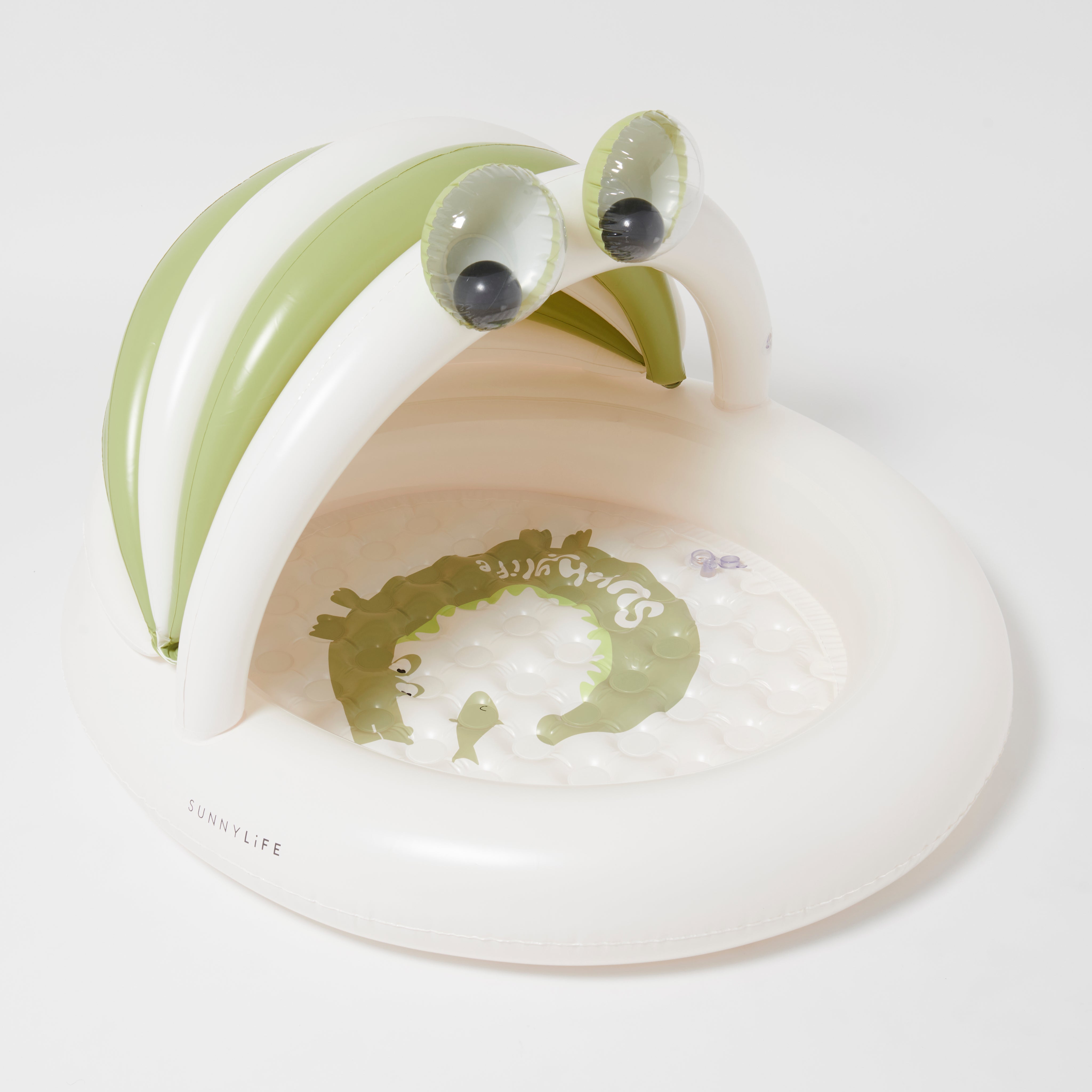 SUNNYLIFE KIDS INFLATABLE POOL - COOKIE THE CROC KHAKI – Mount Surf Shop
