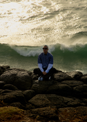 AFENDS SHIPWRECK STRIPE SHORT SLEEVE SHIRT - MARLIN