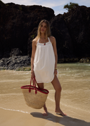 AFENDS KINDRED MINI DRESS - WHITE