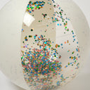 SUNNYLIFE INFLATABLE BEACH BALL COTTON CANDY GLITTER
