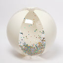 SUNNYLIFE INFLATABLE BEACH BALL COTTON CANDY GLITTER