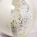 SUNNYLIFE INFLATABLE BEACH BALL COTTON CANDY GLITTER