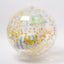 SUNNYLIFE 3D INFLATABLE BEACH BALL SAMMY THE SEAGULL BLUE STRIPE