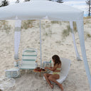 SUNNYLIFE BEACH CABANA SEA SAGE STRIPE