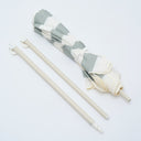 SUNNYLIFE COMPACT BEACH UMBRELLA SEA SAGE STRIPE