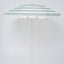 SUNNYLIFE COMPACT BEACH UMBRELLA SEA SAGE STRIPE
