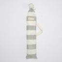 SUNNYLIFE COMPACT BEACH UMBRELLA SEA SAGE STRIPE