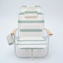 SUNNYLIFE DELUXE BEACH CHAIR SEA SAGE STRIPE