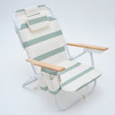 SUNNYLIFE DELUXE BEACH CHAIR SEA SAGE STRIPE
