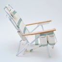 SUNNYLIFE DELUXE BEACH CHAIR SEA SAGE STRIPE
