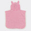 SUNNYLIFE KIDS CHARACTER HOODED TOWEL COTTON CANDY PINK STRIPE