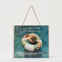 SUNNYLIFE MINI TUBE POOL RING OLIVE STRIPE