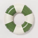 SUNNYLIFE MINI TUBE POOL RING OLIVE STRIPE